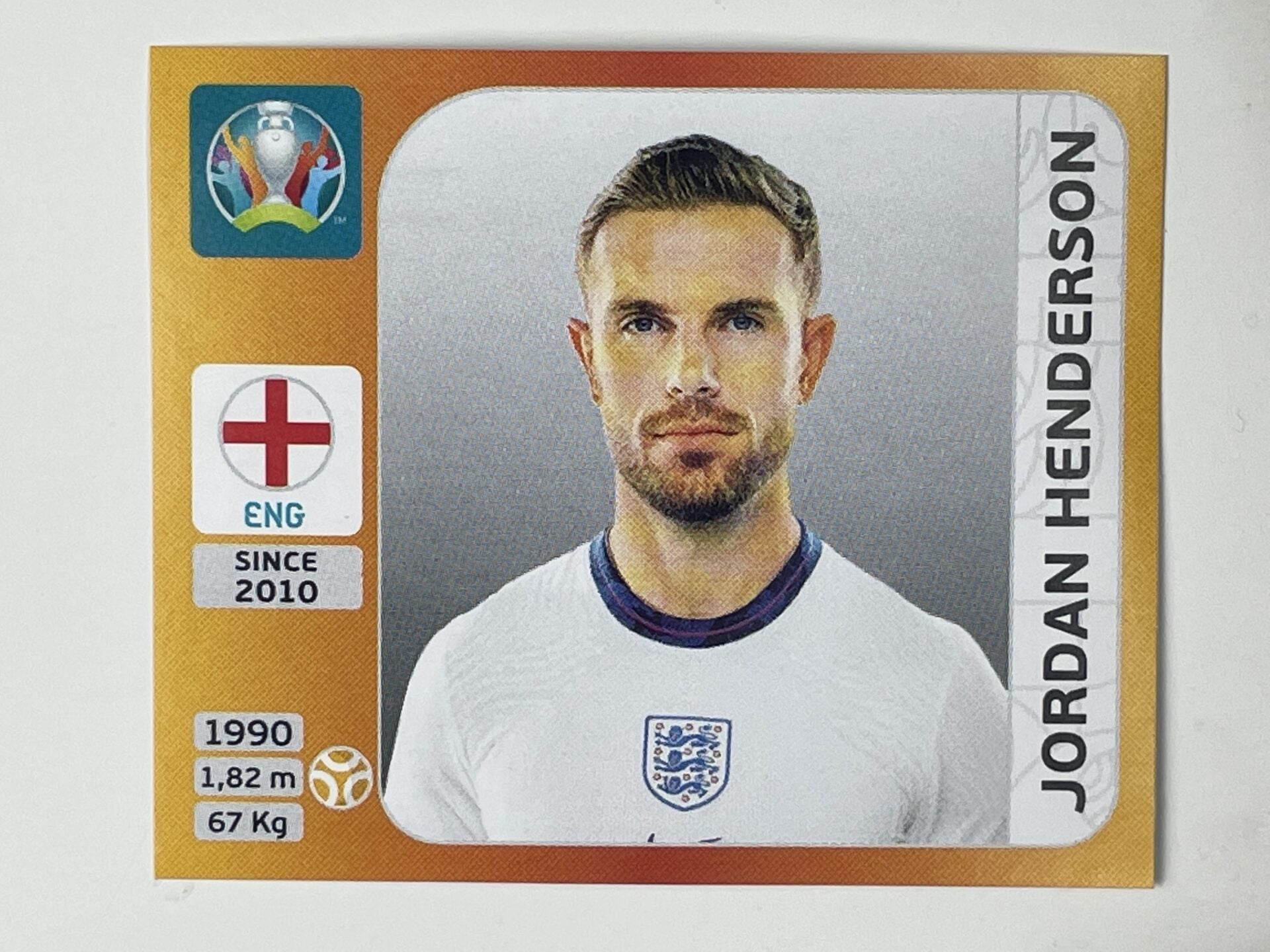 414. Jordan Henderson (England) &#8211; Euro 2020 Stickers