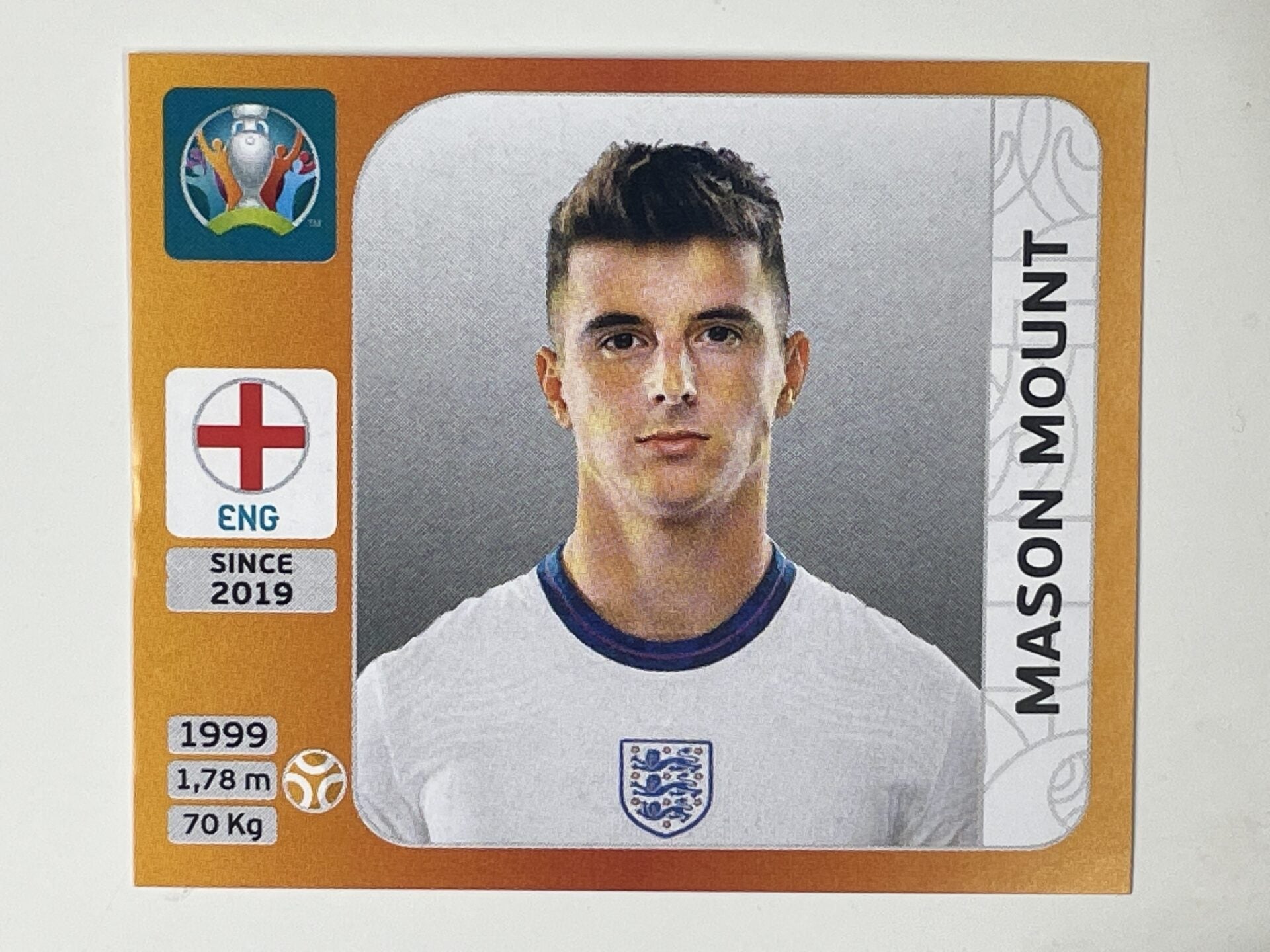 415. Mason Mount (England) &#8211; Euro 2020 Stickers