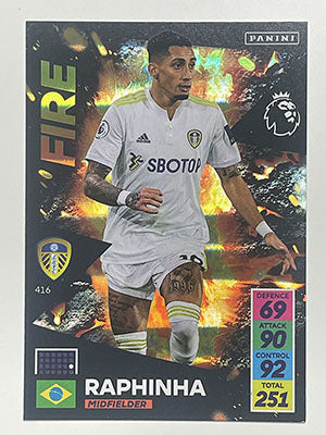 416.-Raphinha-Leeds-United-Fire-Panini-Adrenalyn-XL-2021-22-Card-Football