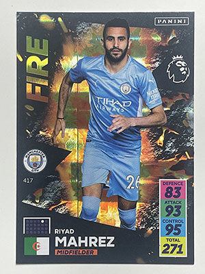 417.-Riyad-Mahrez-Manchester-City-Fire-Panini-Adrenalyn-XL-2021-22-Card-Football