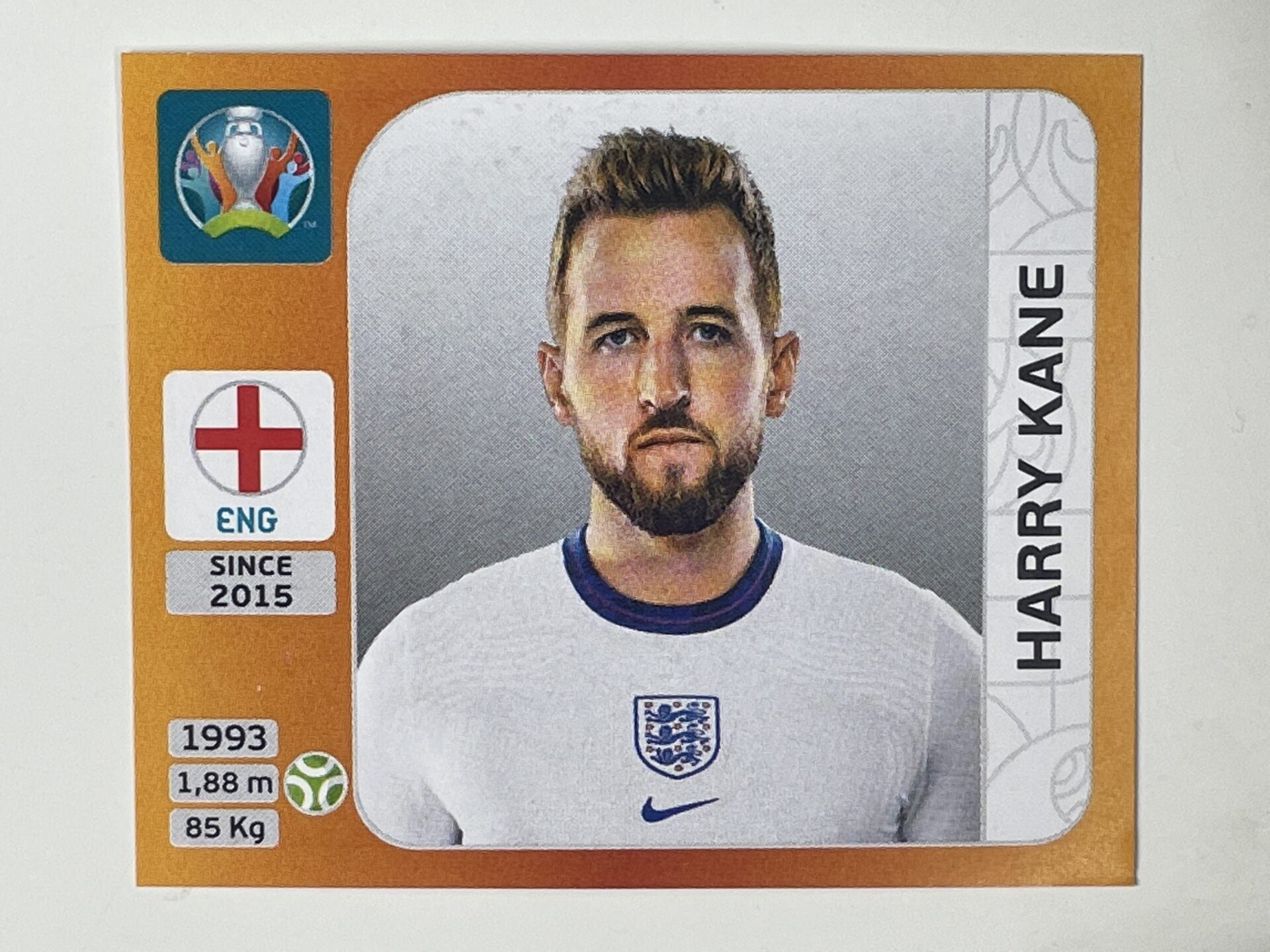 418. Harry Kane (England) &#8211; Euro 2020 Stickers