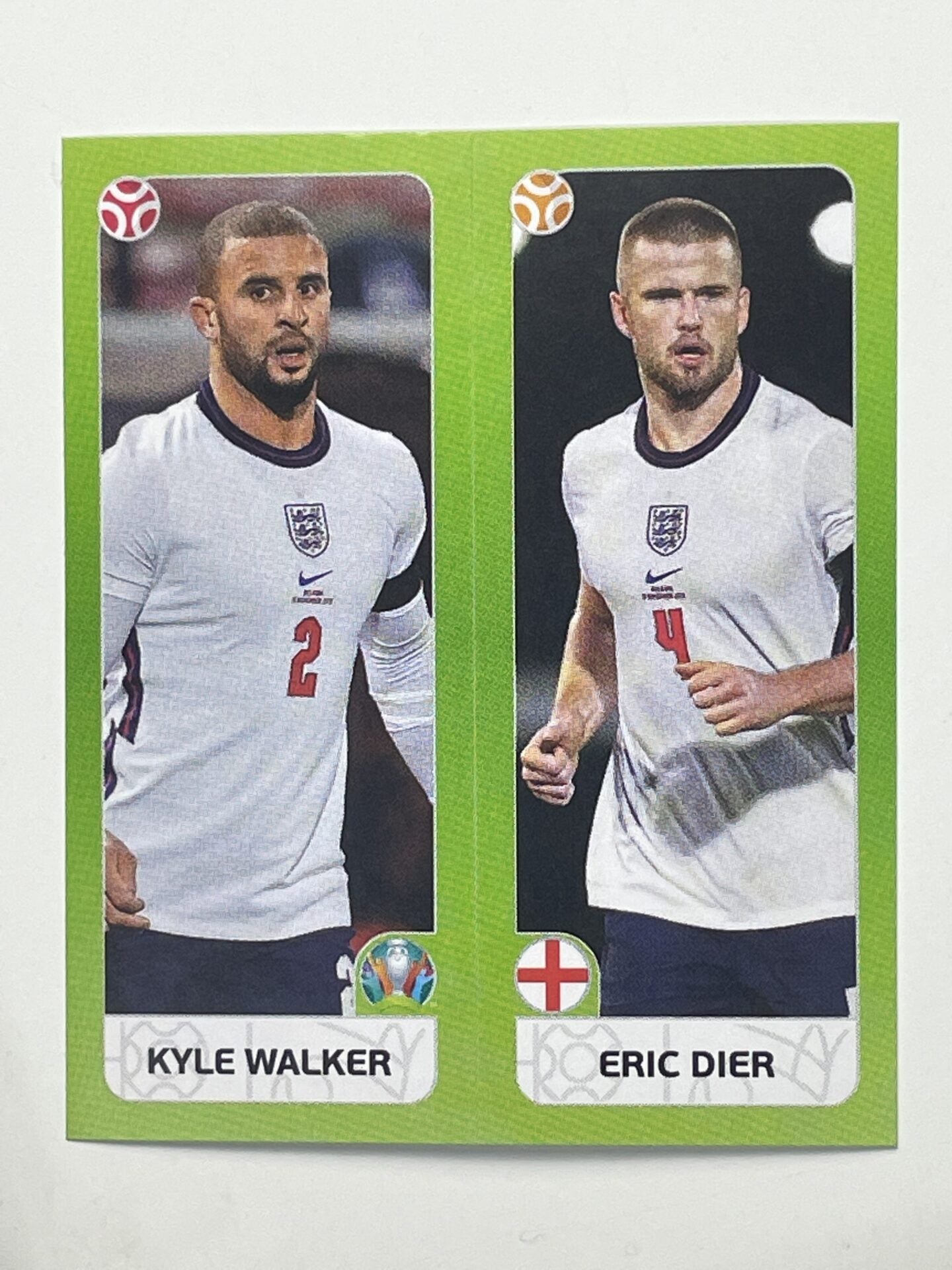 424a:b. Kyle Walker &#038; Eric Dier (England) &#8211; Euro 2020 Stickers