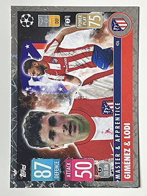 426.-Jose-Maria-Gimenez-Renan-Lodi-Master-Apprentice-Match-Attax-2021-22-Topps-Football-Card