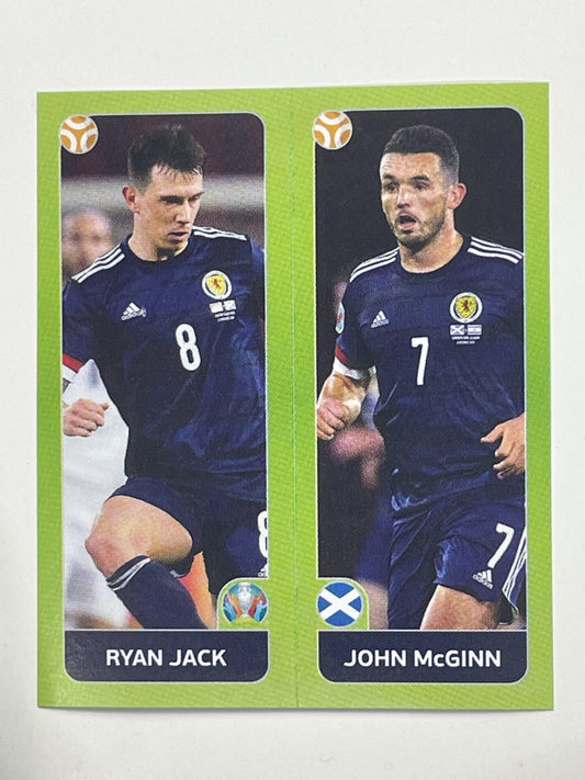 431a:b. Ryan Jack &#038; John McGinn (Scotland) &#8211; Euro 2020 Stickers