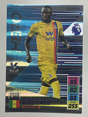 432.-Cheikhou-Kouyate-Crystal-Palace-Hero-Panini-Adrenalyn-XL-2021-22-Card-Football