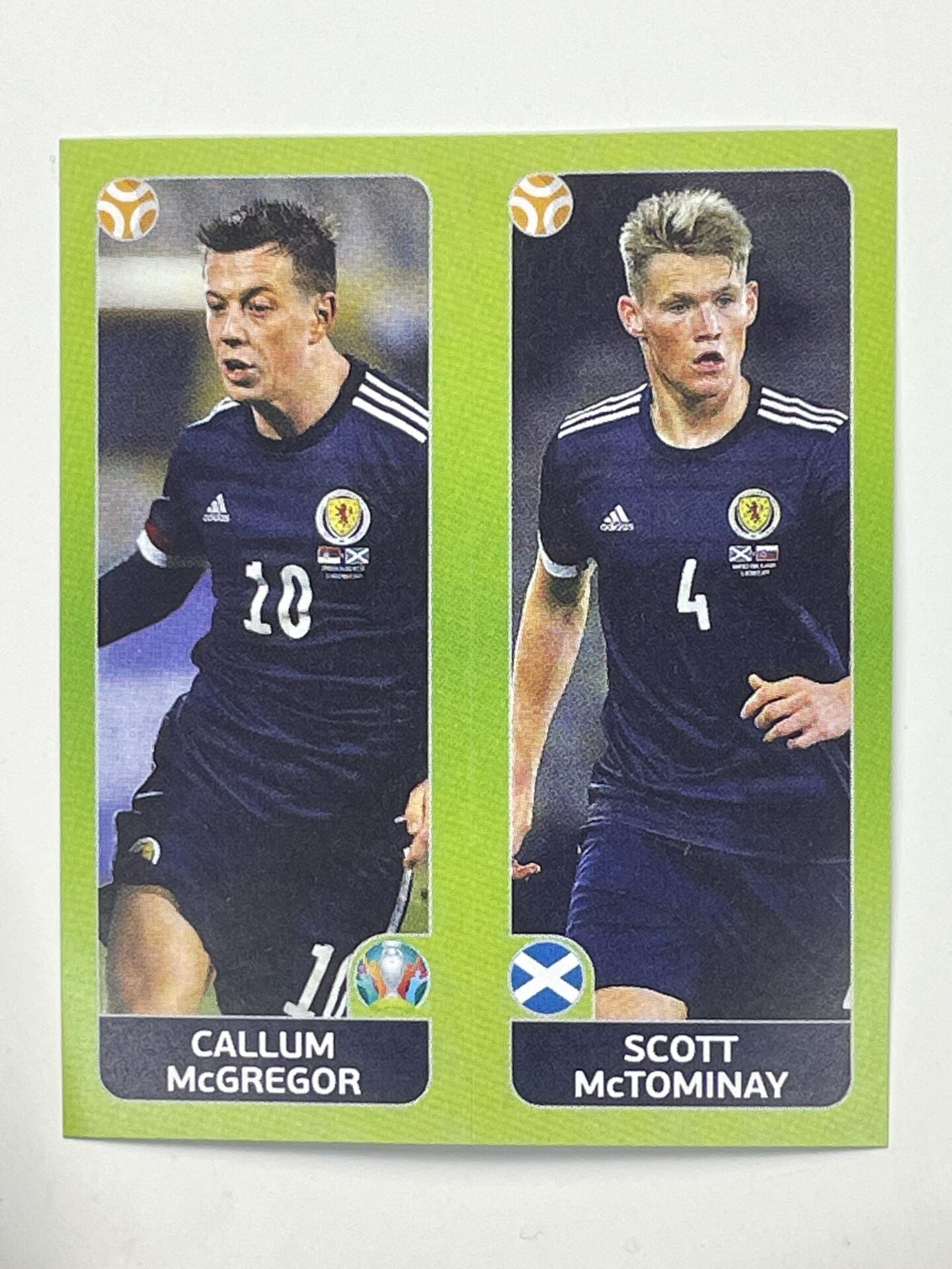 432a:b. Callum McGregor &#038; Scott McTominay (Scotland) &#8211; Euro 2020 Stickers