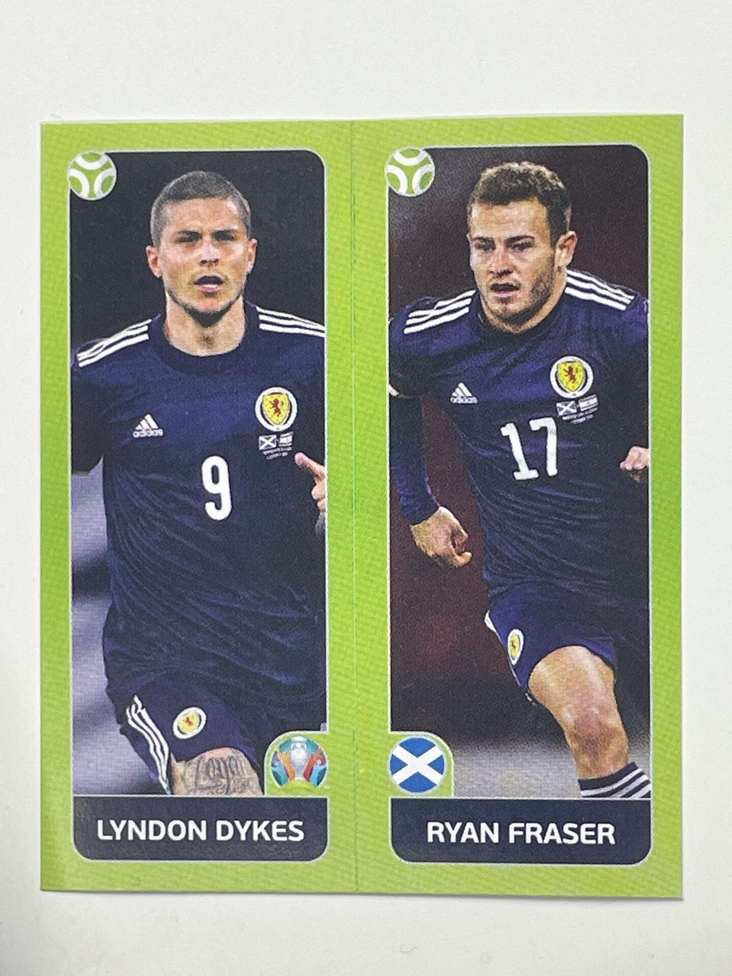 433a:b. Lyndon Dykes &#038; Ryan Fraser (Scotland) &#8211; Euro 2020 Stickers