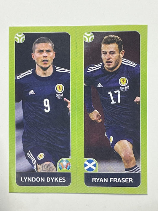 433a:b. Lyndon Dykes &#038; Ryan Fraser (Scotland) &#8211; Euro 2020 Stickers