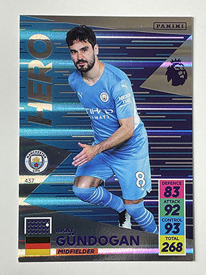 437.-Ilkay-Gundogan-Hero-Football-Card-Panini-Adrenalyn-XL-2021-22