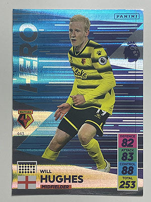 443.-Will-Hughes-Watford-Hero-Panini-Adrenalyn-XL-2021-22-Card-Football