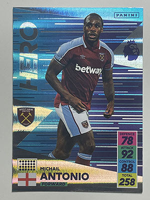 444.-Michail-Antonio-West-Ham-Hero-Panini-Adrenalyn-XL-2021-22-Card-Football