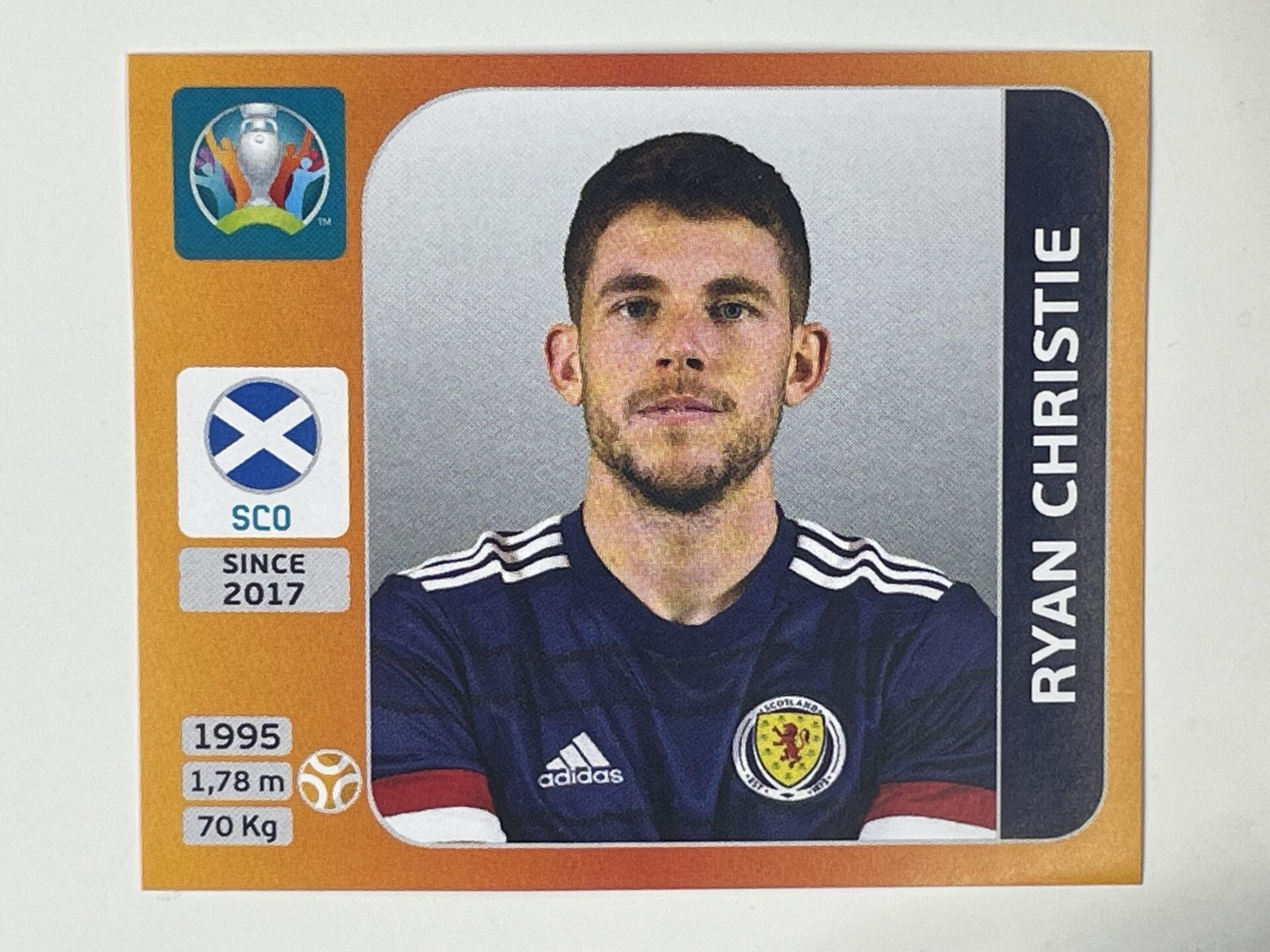 445. Ryan Christie (Scotland) &#8211; Euro 2020 Stickers