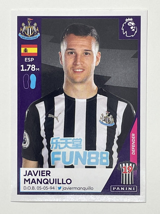 448 Javier Manquillo Sticker Newcastle United Premier League 2021 Football Sticker