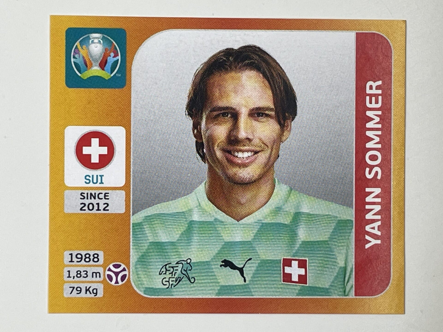 45. Yann Sommer (Switzerland) &#8211; Euro 2020 Stickers