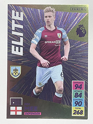 450.-Ben-Mee-Burnley-Elite-Panini-Adrenalyn-XL-2021-22-Card-Football