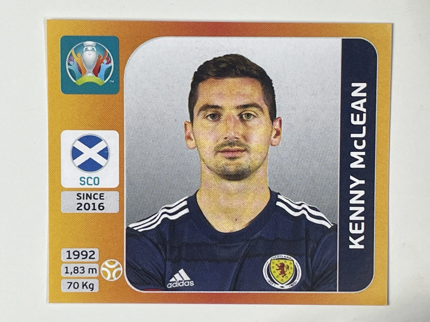 450. Kenny McLean (Scotland) &#8211; Euro 2020 Stickers