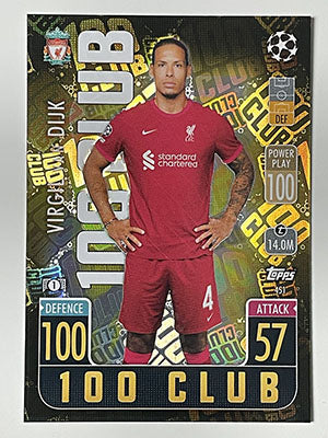 451.-Virgil-van-Dijk-100-Club-Liverpool-Match-Attax-2021-22-Topps-Football-Card