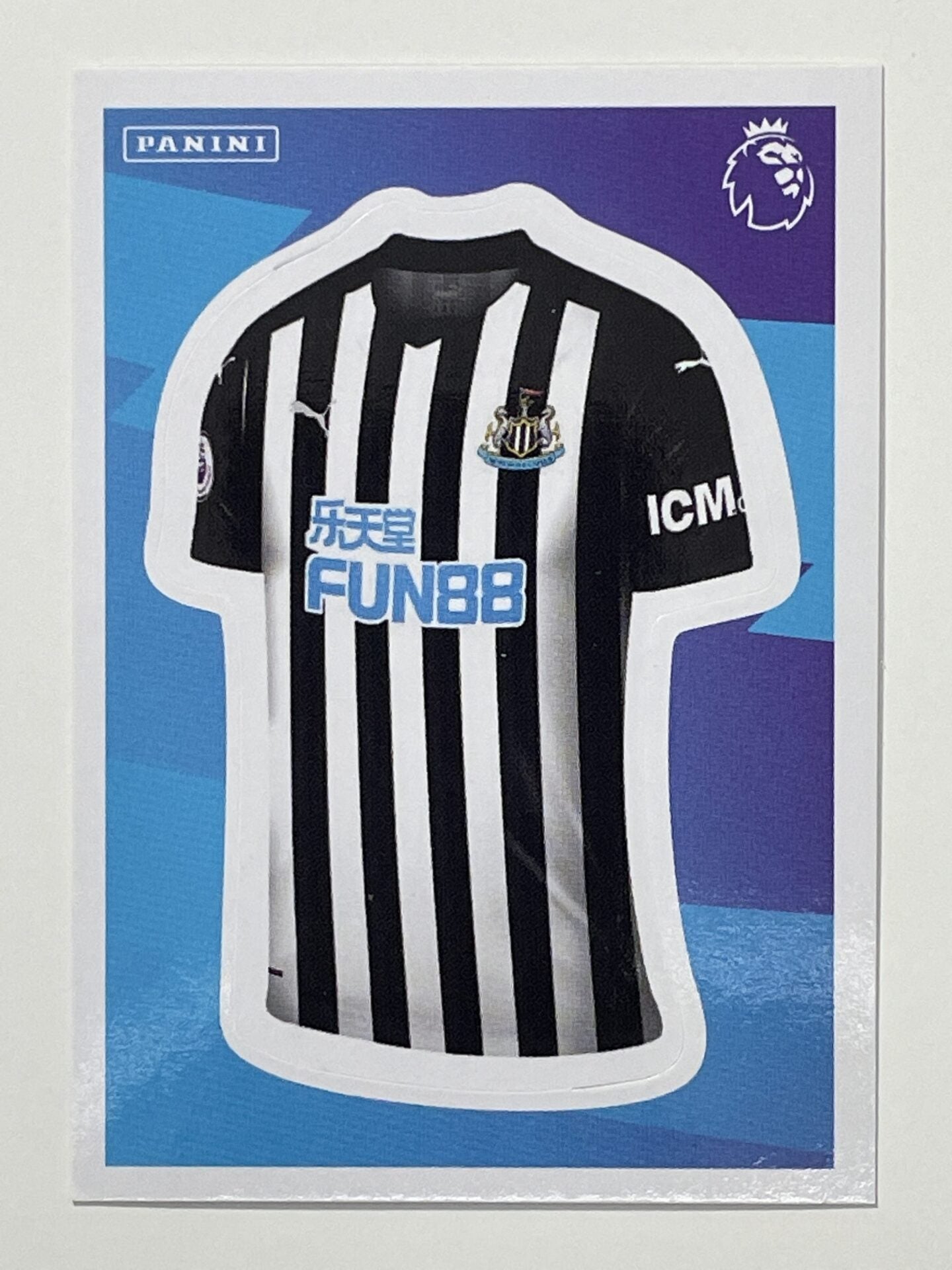 452 Home Shirt Sticker Newcastle United Premier League 2021 Football Sticker