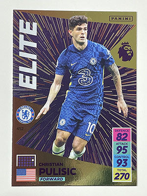 452.-Christian-Pulisic-Elite-Football-Card-Panini-Adrenalyn-XL-2021-22