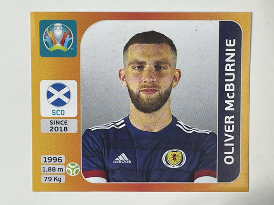 454. Oliver McBurnie (Scotland) &#8211; Euro 2020 Stickers