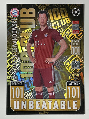 459.-Robert-Lewandowski-101-Club-FC-Bayern-Munchen-Match-Attax-2021-22-Topps-Football-Card