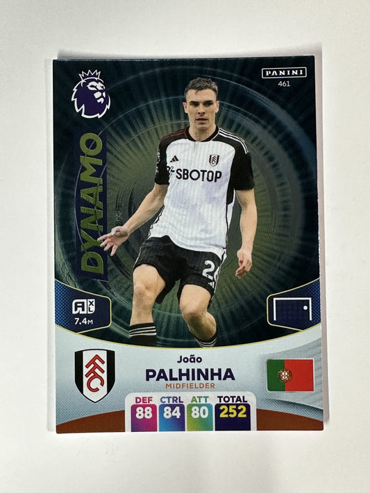 461 Joao Palhinha Fulham Dynamo Panini Premier League Adrenalyn XL 2024 Card