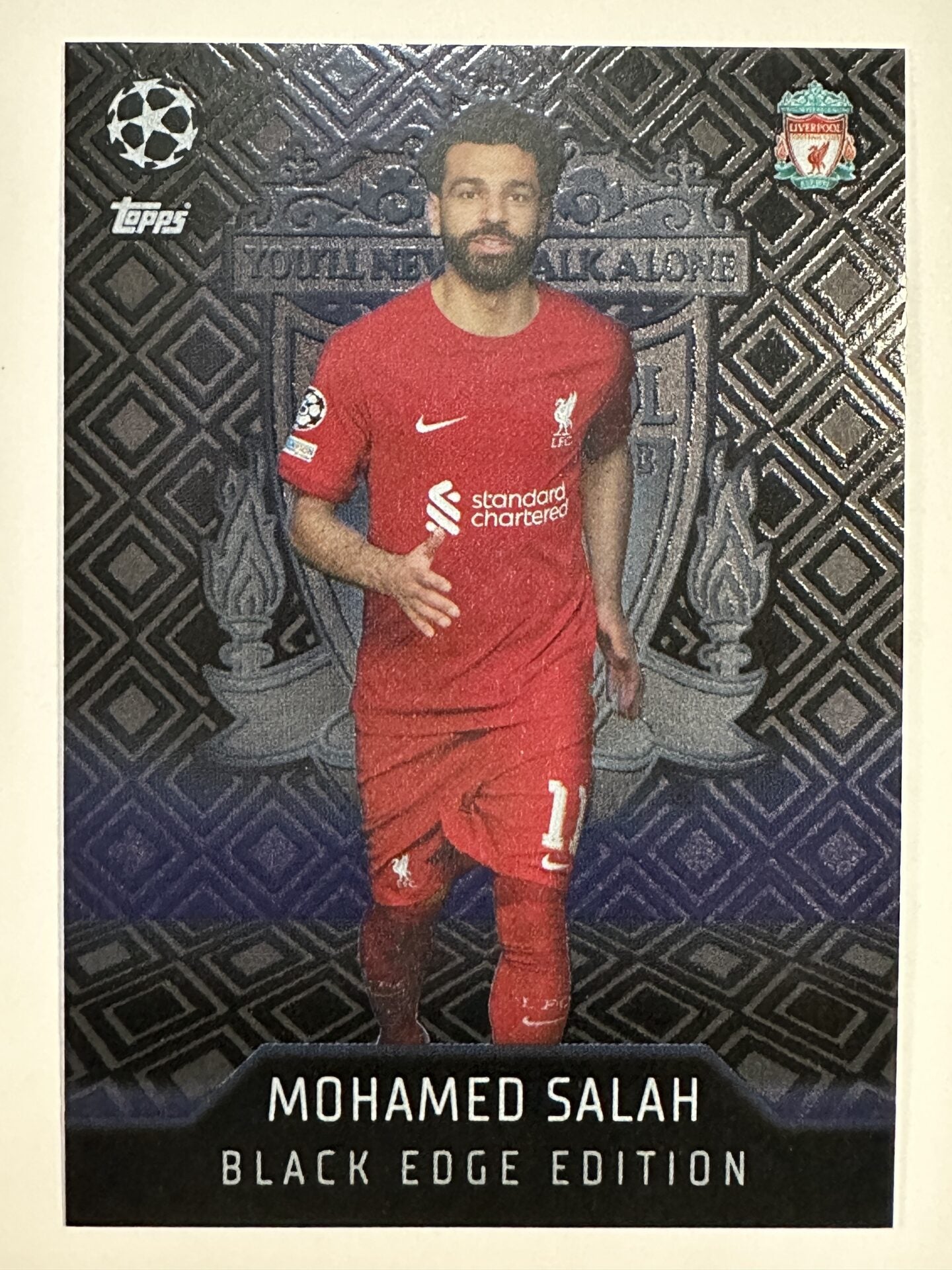 462 Mohamed Salah Black Edge Edition (Liverpool) Topps Match Attax 2022:2023 Card