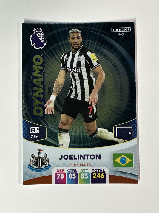 463 Joelinton Newcastle Dynamo Panini Premier League Adrenalyn XL 2024 Card