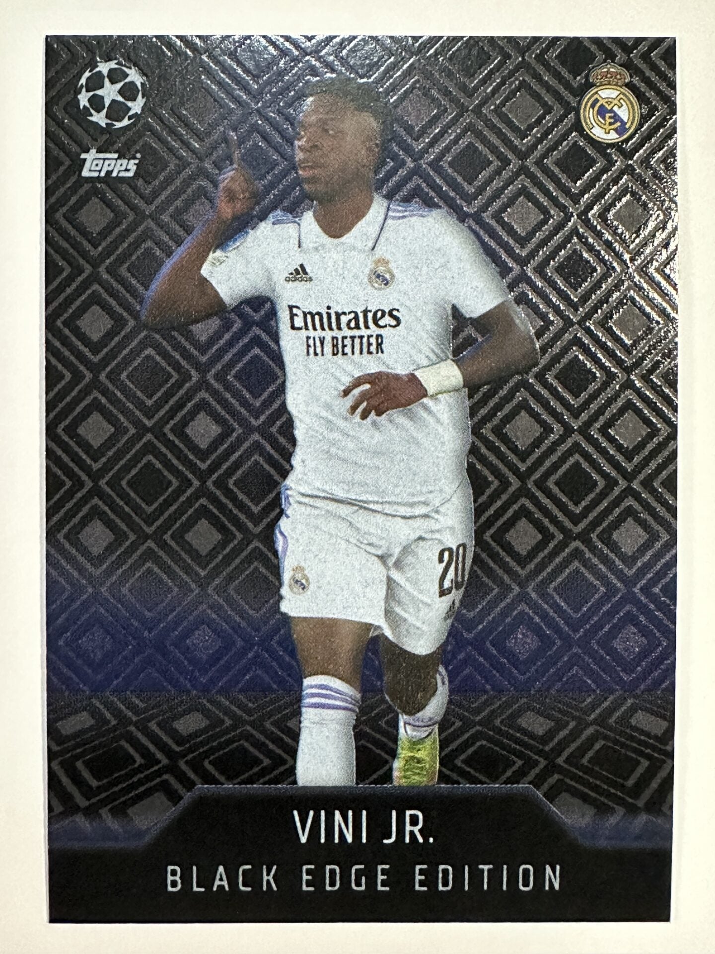 463 Vini Jr. Black Edge Edition (Real Madrid) Topps Match Attax 2022:2023 Card