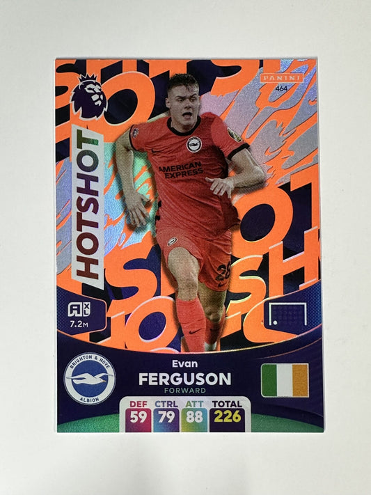 464 Evan Ferguson Brighton Hotshot Panini Premier League Adrenalyn XL 2024 Card