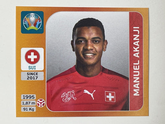 47. Manuel Akanji (Switzerland) &#8211; Euro 2020 Stickers