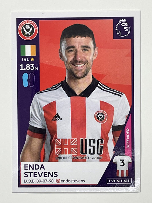 473 Enda Stevens Sticker Sheffield United Premier League 2021 Football Sticker