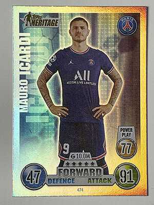 474.-Mauro-Icardi-Heritage-Paris-Saint-Germain-Match-Attax-2021-22-Topps-Football-Card