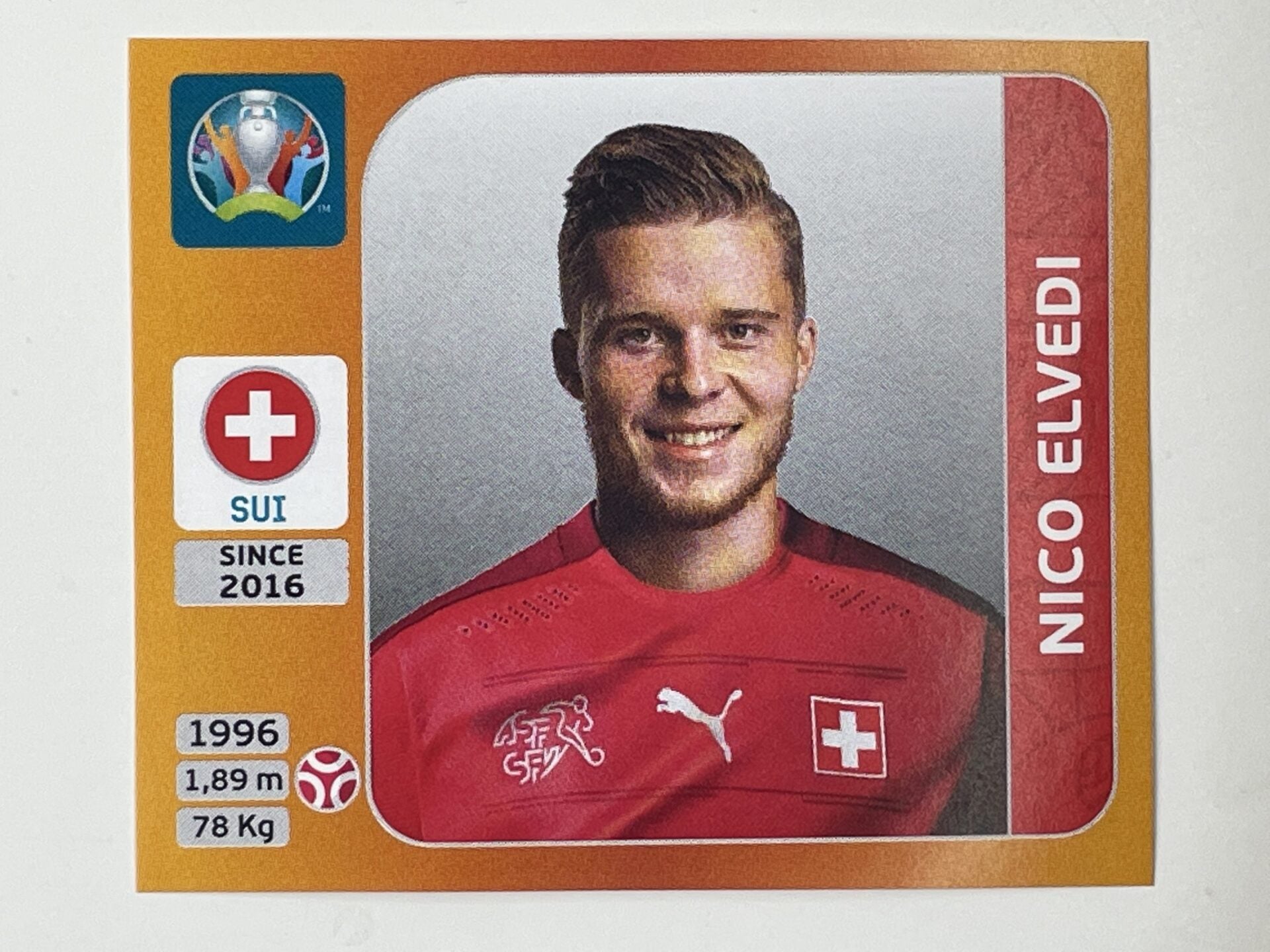 48. Nico Elvedi (Switzerland) &#8211; Euro 2020 Stickers