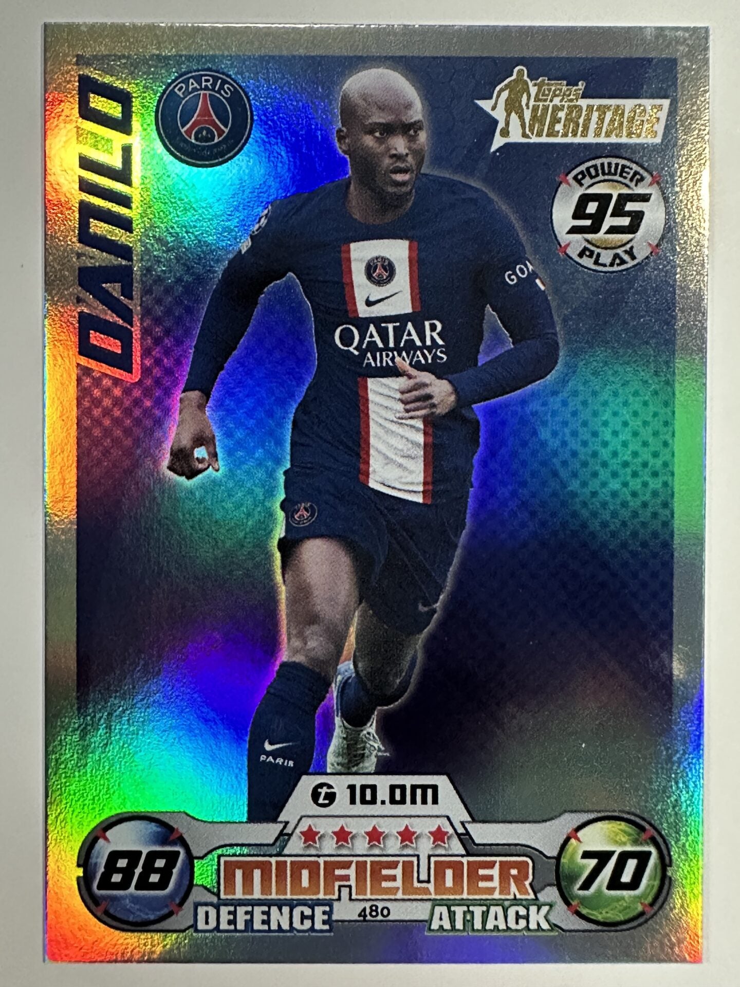 480 Danilo Pereira Heritage (Paris Saint-Germain) Topps Match Attax 2022:2023 Card