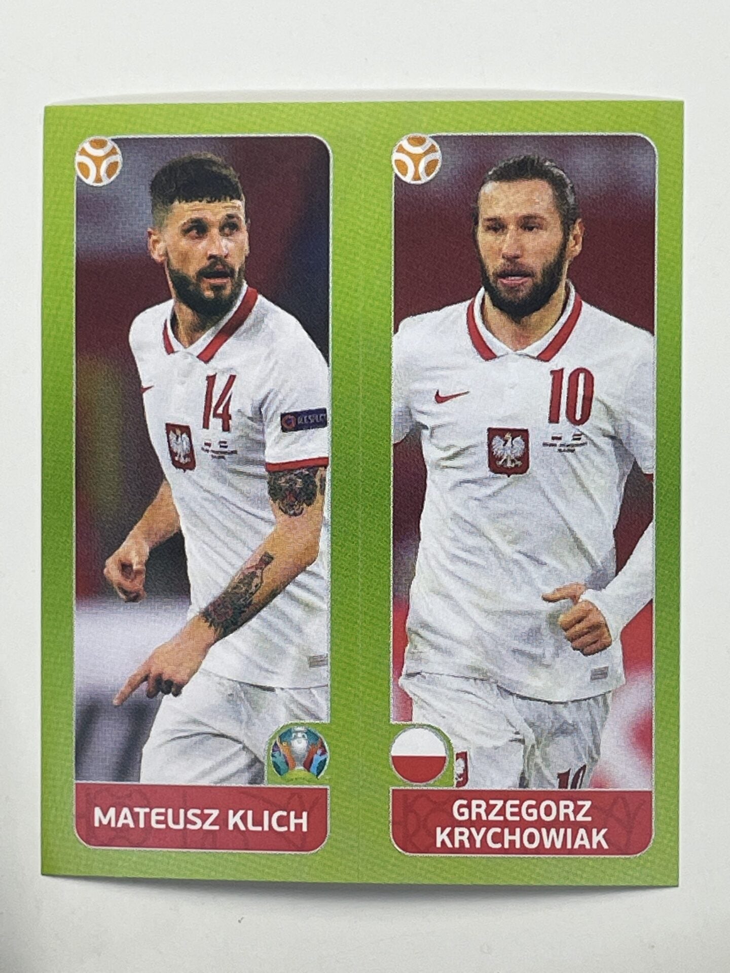 483a:b. Mateusz Klich &#038; Grzegorz Krychowiak (Poland) &#8211; Euro 2020 Stickers