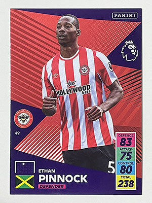 49.-Ethan-Pinnock-Brentford-Panini-Adrenalyn-XL-2021-22-Card-Football