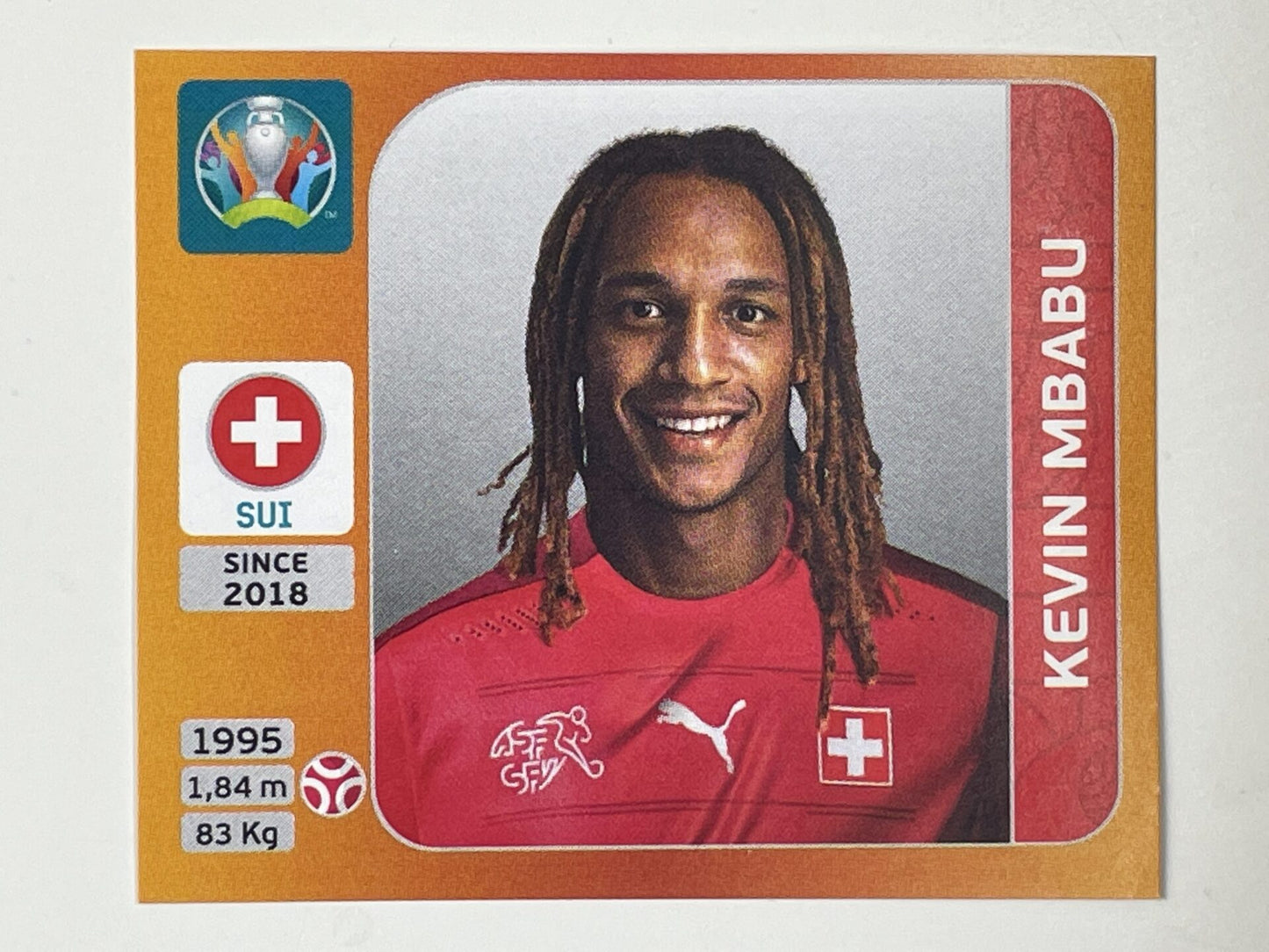 49. Kevin Mbabu (Switzerland) &#8211; Euro 2020 Stickers