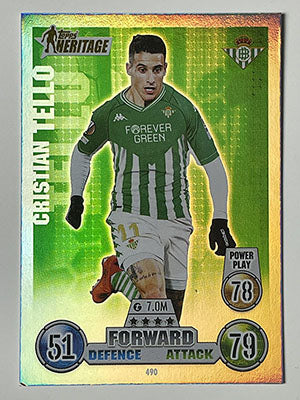 490.-Cristian-Tello-Heritage-Real-Betis-Balompie-Match-Attax-2021-22-Topps-Football-Card