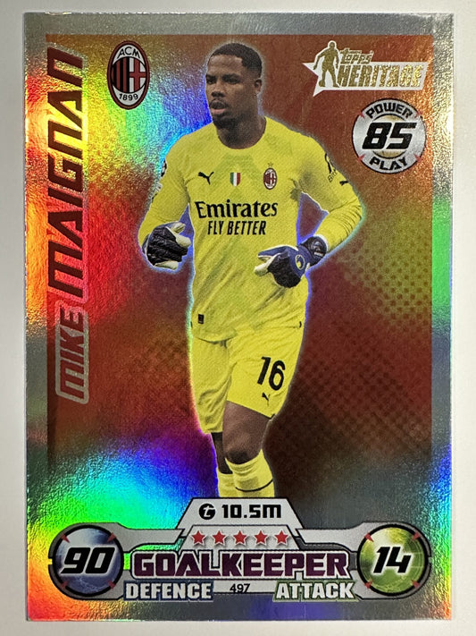 497 Mike Maignan Heritage (AC Milan) Topps Match Attax 2022:2023 Card