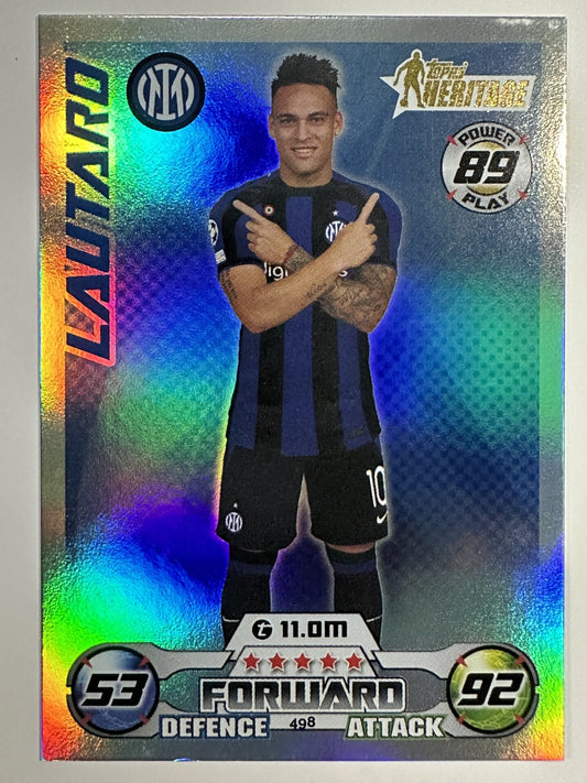 498 Lautaro Martinez Heritage (Inter Milan) Topps Match Attax 2022:2023 Card