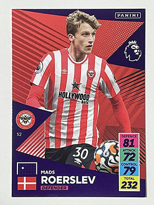 52.-Mads-Roerslev-Brentford-Panini-Adrenalyn-XL-2021-22-Card-Football