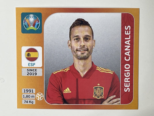 522. Sergio Canales (Spain) &#8211; Euro 2020 Stickers