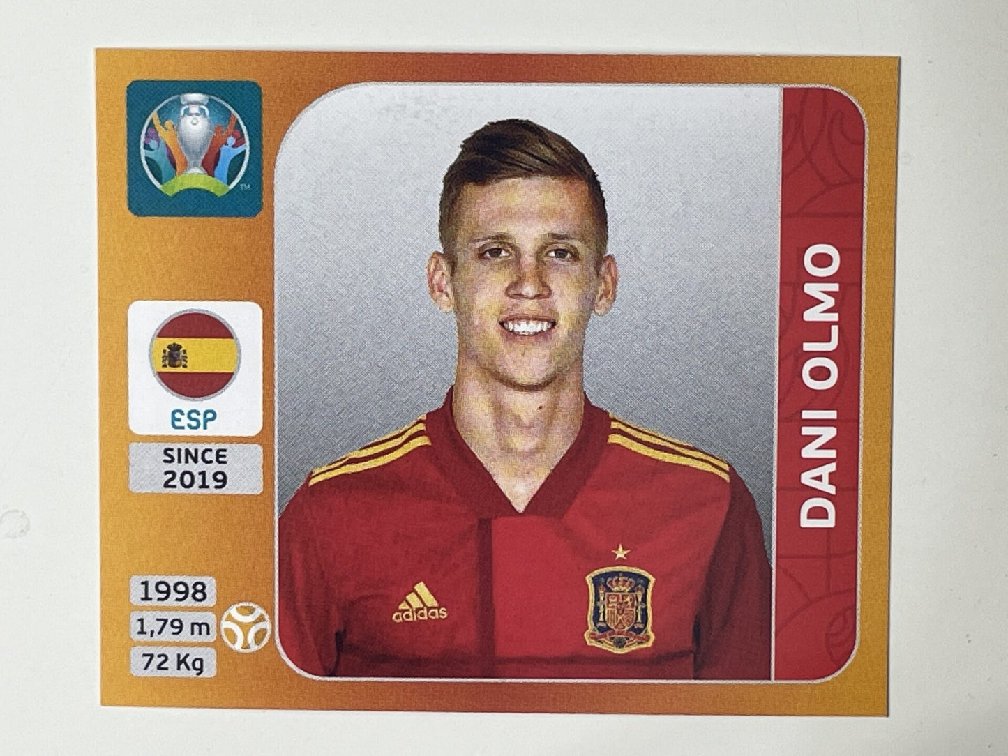 523. Dani Olmo (Spain) &#8211; Euro 2020 Stickers