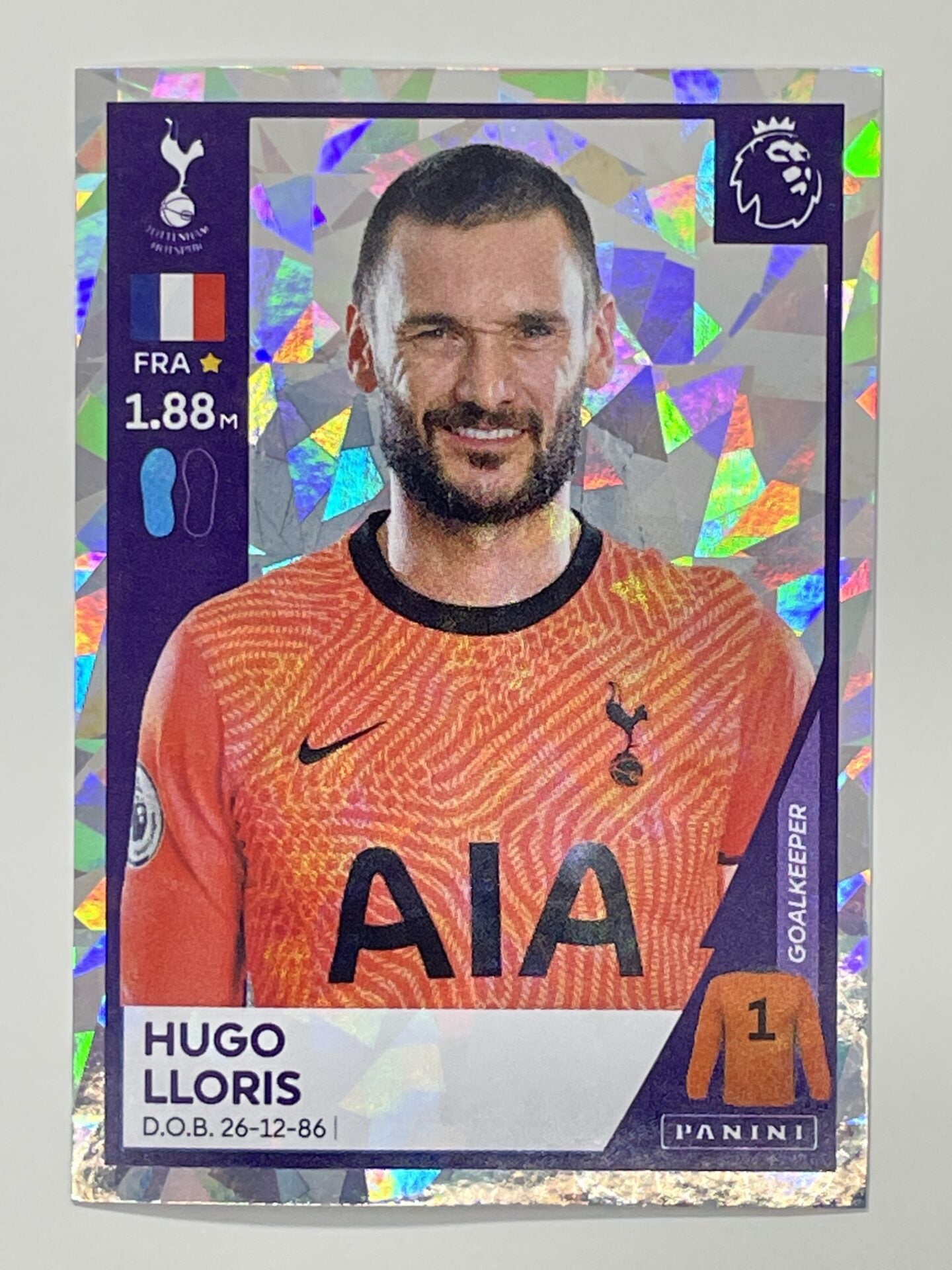 528 Hugo Lloris Sticker Tottenham Premier League 2021 Football Sticker