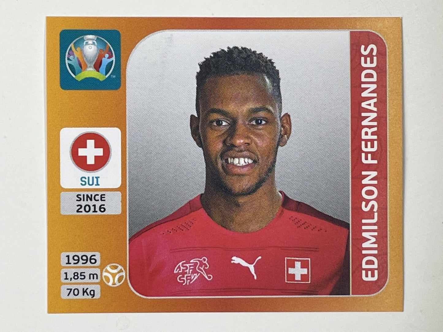 53. Edimilson Fernandes (Switzerland) &#8211; Euro 2020 Stickers