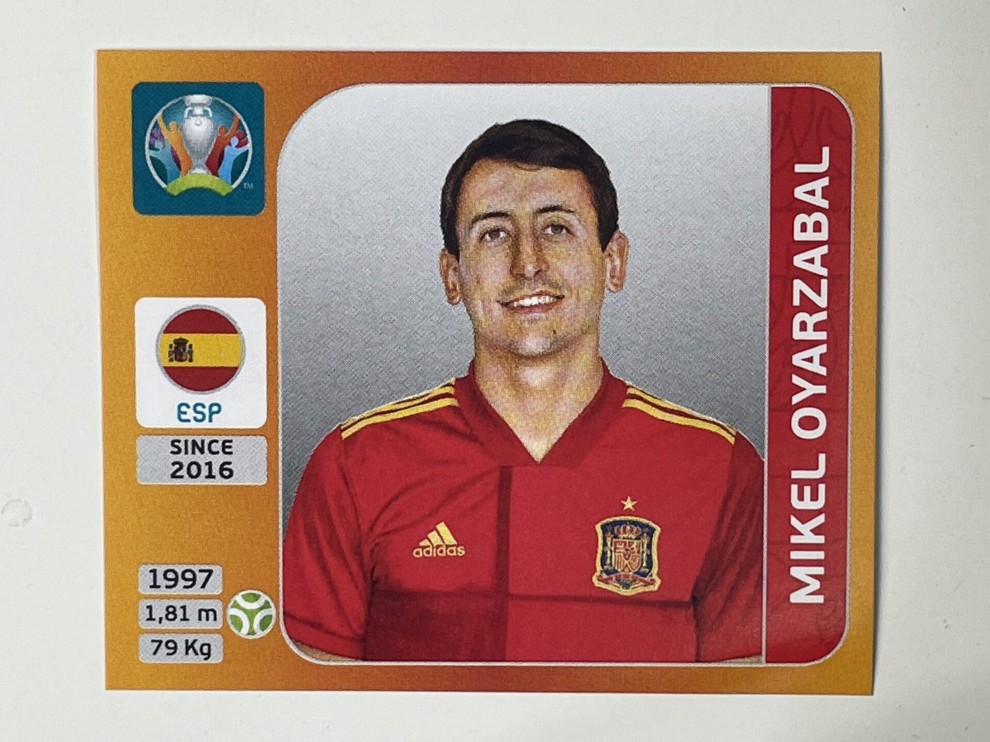 532. Mikel Oyarzabal (Spain) &#8211; Euro 2020 Stickers