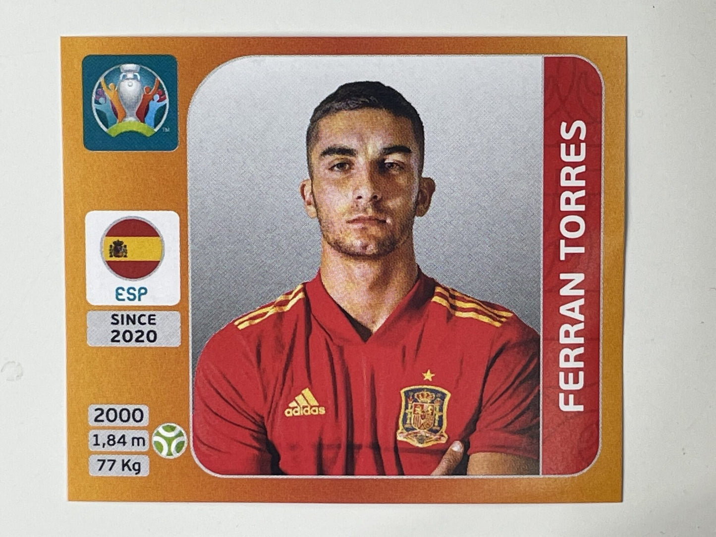 533. Ferran Torres (Spain) &#8211; Euro 2020 Stickers