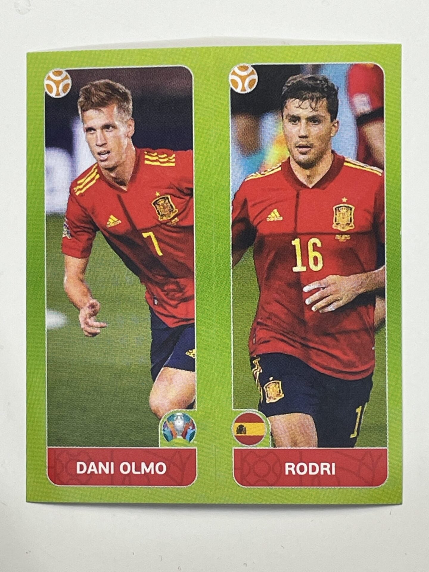 536a:b. Dani Olmo &#038; Rodri (Spain) &#8211; Euro 2020 Stickers