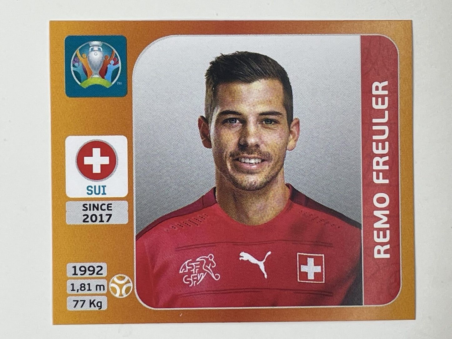 54. Remo Freuler (Switzerland) &#8211; Euro 2020 Stickers